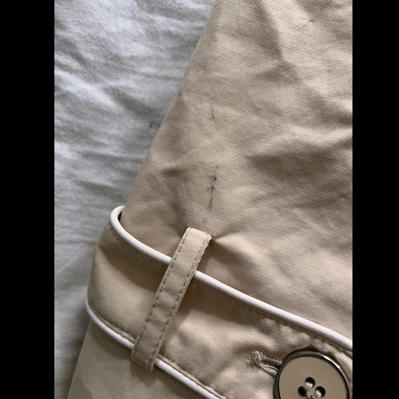 Tommy Hilfiger Beige Belted Trench Size Small - Picture 4 of 4